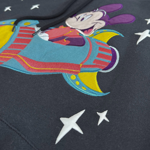 NWT Disneyland Resort SPIRIT JSERSEY Hoodie sz Medium Black Play In The Park - Picture 4 of 8